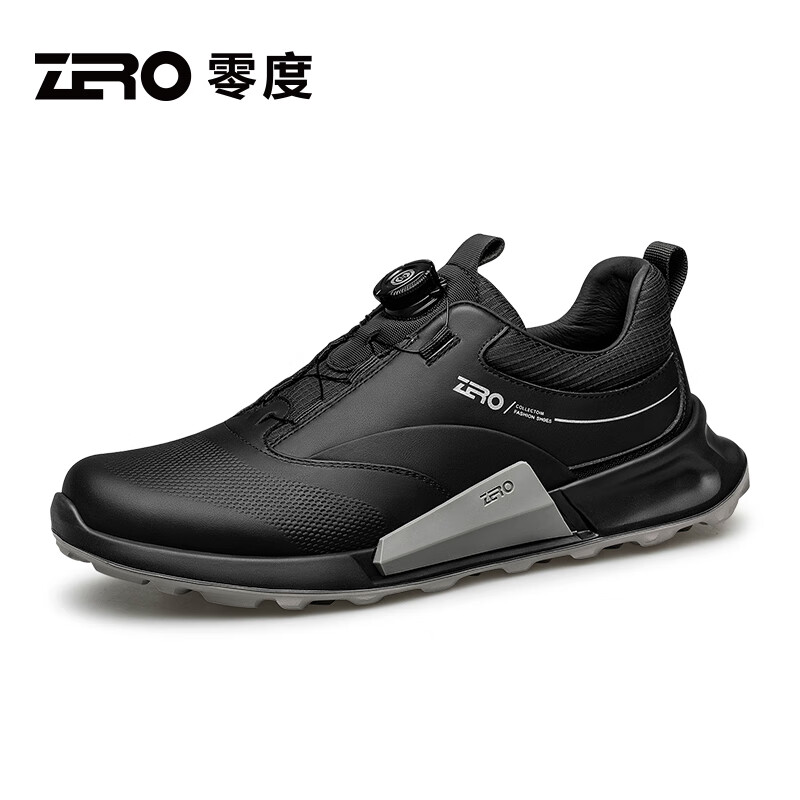 零度Zero男鞋运动鞋新款网面透气徒健跑步鞋减震厚底增高轻户外休闲鞋 黑色 41
