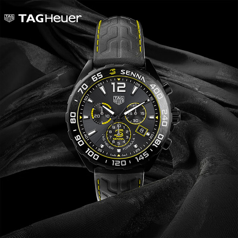泰格豪雅TAG Heuer瑞士手表F1系列SENNA塞纳联名特别版计时码表 CAZ101AJ.FC6487