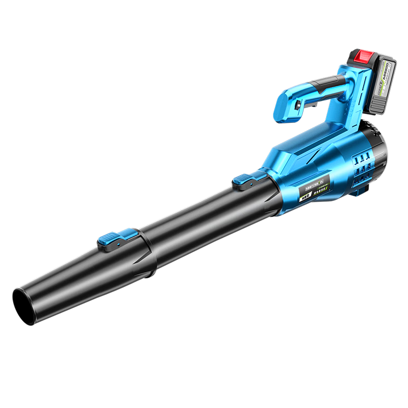 克里斯汀鼓風(fēng)機(jī)充電式強(qiáng)力吹風(fēng)機(jī)大功率工業(yè)用無(wú)線(xiàn)暴風(fēng)槍鋰電吹樹(shù)葉機(jī)吹雪 藍(lán)穹定速CT暴風(fēng)槍3888TV2電1充（21V）