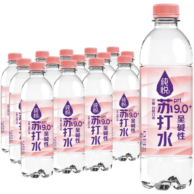 ���ڲ������ɿڿ��ִ���  0��0��0֬ PH9���԰��ҿ�ζ�մ�ˮ��Ʒ 450ml*15ƿ ����װ 27.9Ԫ