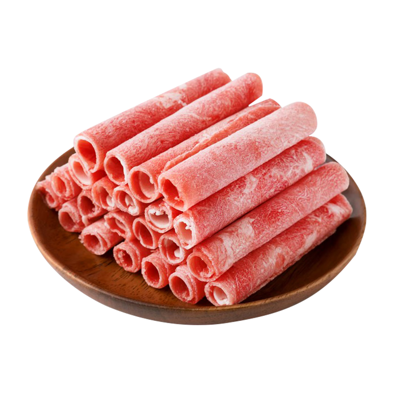 芈羊羊 宁夏滩羊肉生鲜 原切羔羊肉卷1kg 法式羊排 羊杂 肚包肉火锅烧烤 宁夏滩羊肉卷2斤