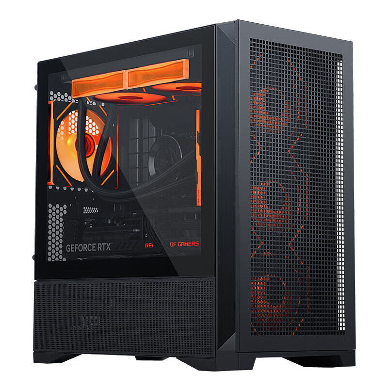 先马SAMA先马颜之神MINI MESH电脑主机箱MATX240水冷主板静音侧透台式机箱 颜之神 MINI MESH 黑机箱