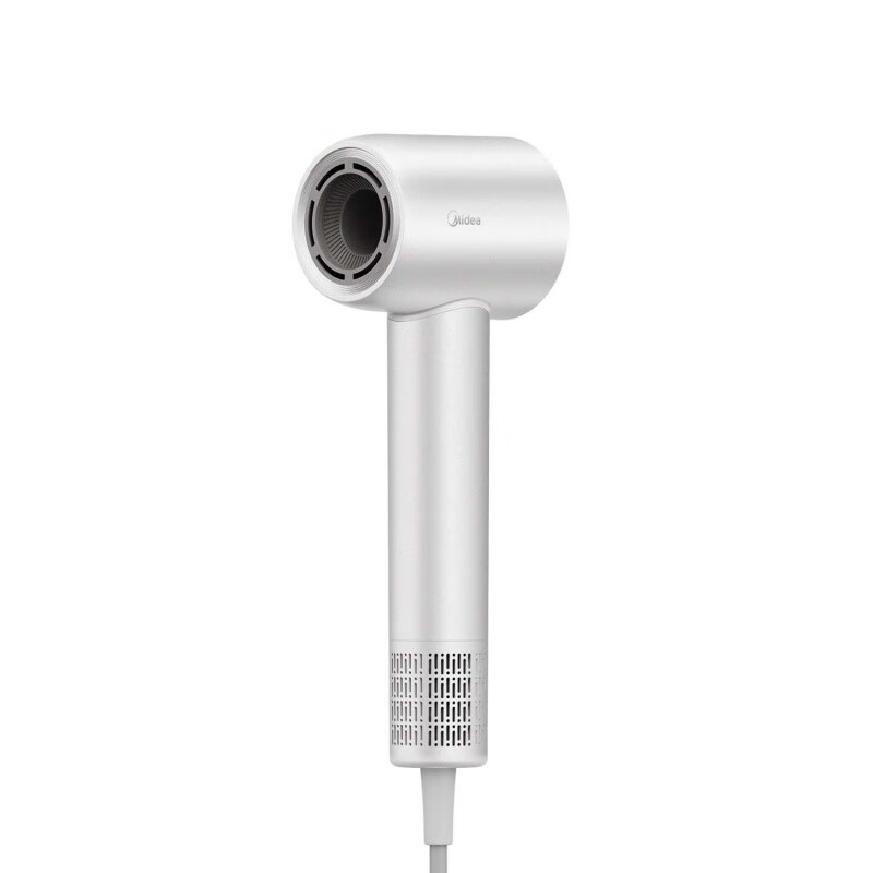 美的（Midea）电吹风机家用大风力速干降噪恒温等离子护发高速电吹风FG208 养护丨速干丨轻音丨皓月白