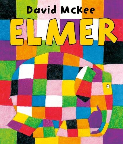 现货 英文原版 elmer 花格子大象艾玛  吴敏兰书单绘本123 教会孩子