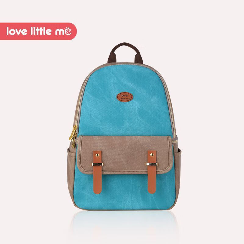 三美嬰（SUNVENO）背奶包母乳儲(chǔ)奶袋冷藏雙肩冰包便攜雙肩保溫包【限時(shí)送藍(lán)冰1對(duì)】 綠色單包