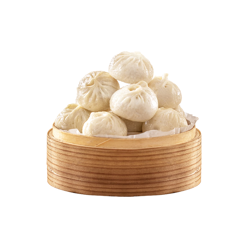 和标准嵊州老面鲜肉小笼包125g/5个手工包子儿童早餐面点速冻半成品原味