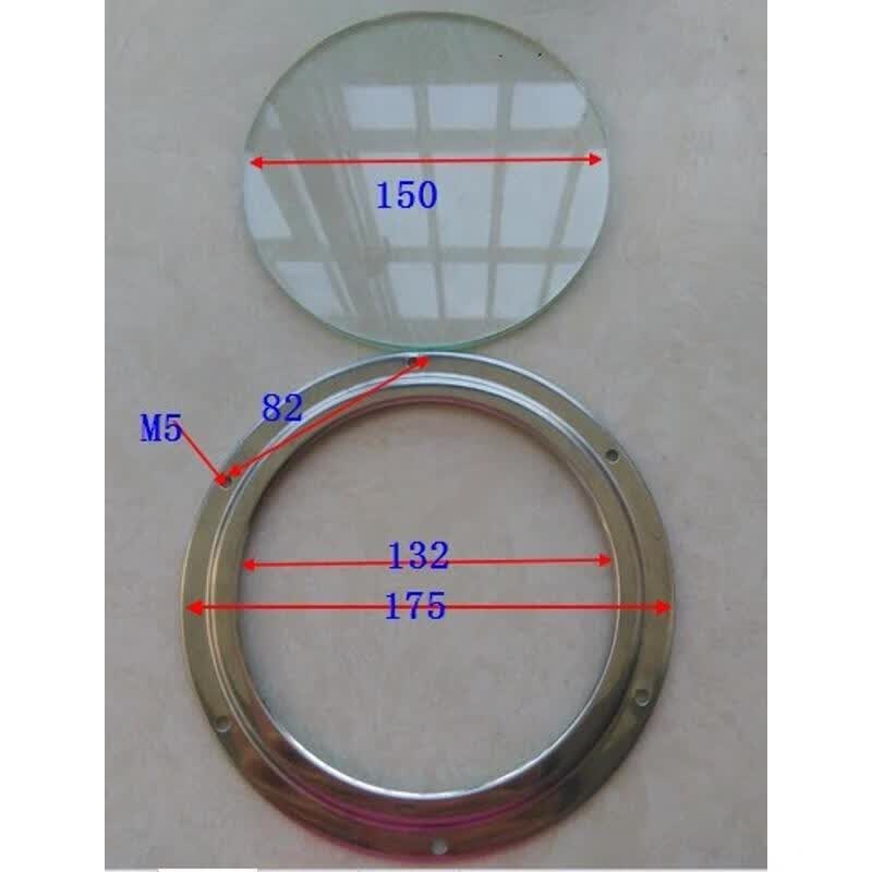 千惠侬不锈钢圆形观察窗150直径玻璃密封冷库干燥烘箱观察口 不锈钢