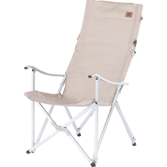 Naturehike挪客户外折叠躺椅露营钓鱼懒人月亮椅便携折叠椅 卡其色