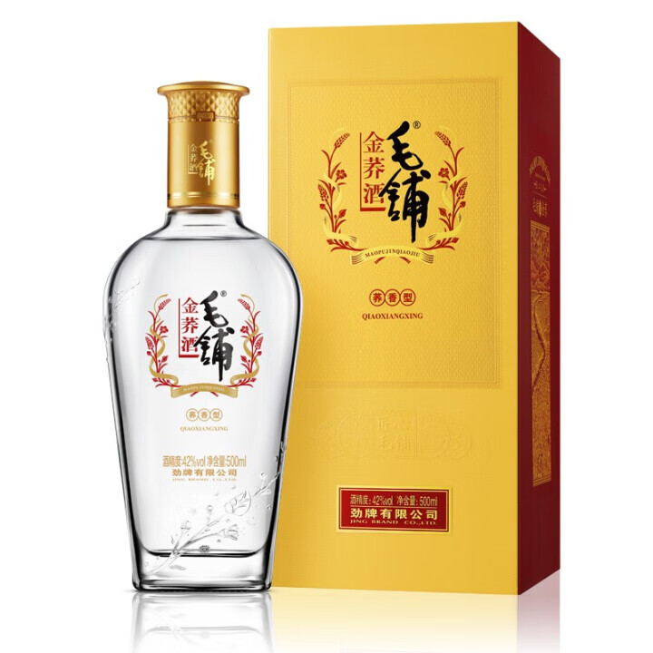 劲牌毛铺金荞陈酿苦荞酒露酒42度500ml*6瓶配制酒水礼盒 42度 500mL 2瓶