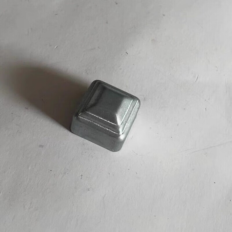 方管塞堵头方管封口盖铁艺盖帽护栏立柱堵头柱头圆帽铁艺装饰盖护栏