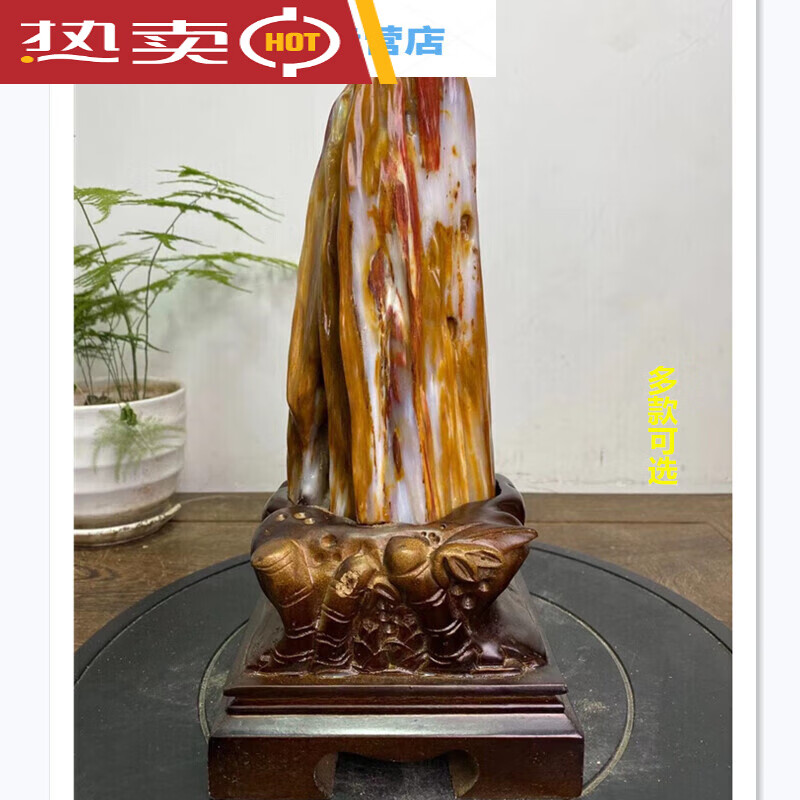 木化石擺件 冰種緬甸樹化玉天然樹化石桌面木化石奇石造型石擺件