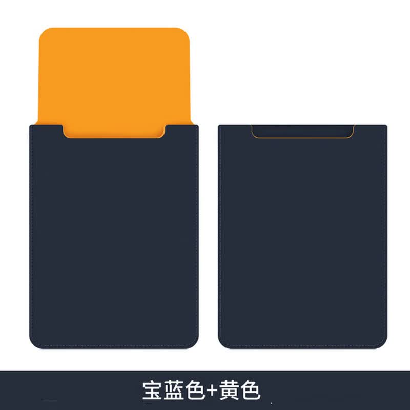 埠帝适用OPPO Pad 4 Pro 13.2英寸平板电脑保护套笔记本内胆包皮质电脑袋轻薄皮套防泼水收纳袋配件手 竖款宝蓝+黄色13.2英寸