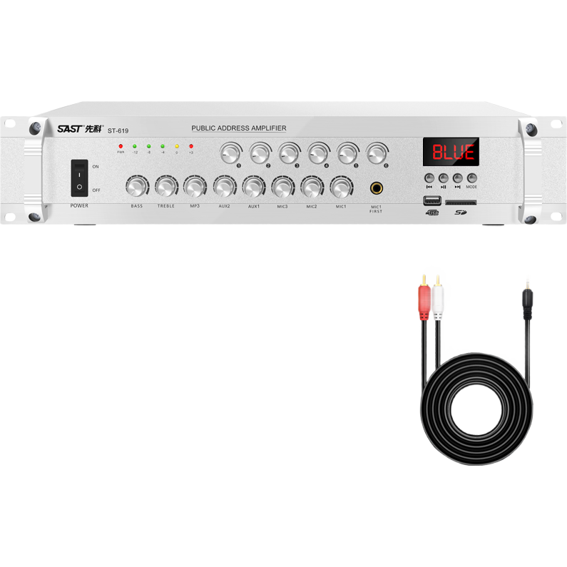 �ȿƣ�SAST��ST-619����������ѹ���Ż� 1200W�����㲥�Ŵ�����������ڹ��������ȼ�ͥӰԺ���