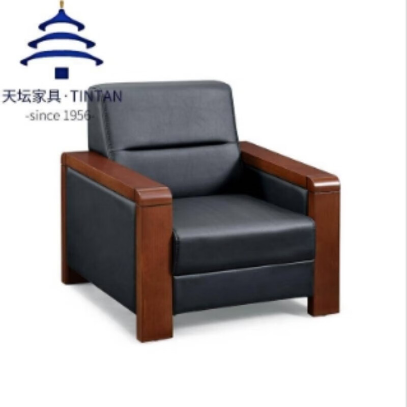 天坛 办公沙发/西皮沙发/单人沙发 830*830*840 st1
