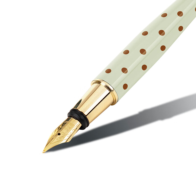 凱博马尔兹意大利品牌钢笔经典波点系列口袋钢笔经典波点系列质感金属女神节礼物 青柠色【单钢笔】