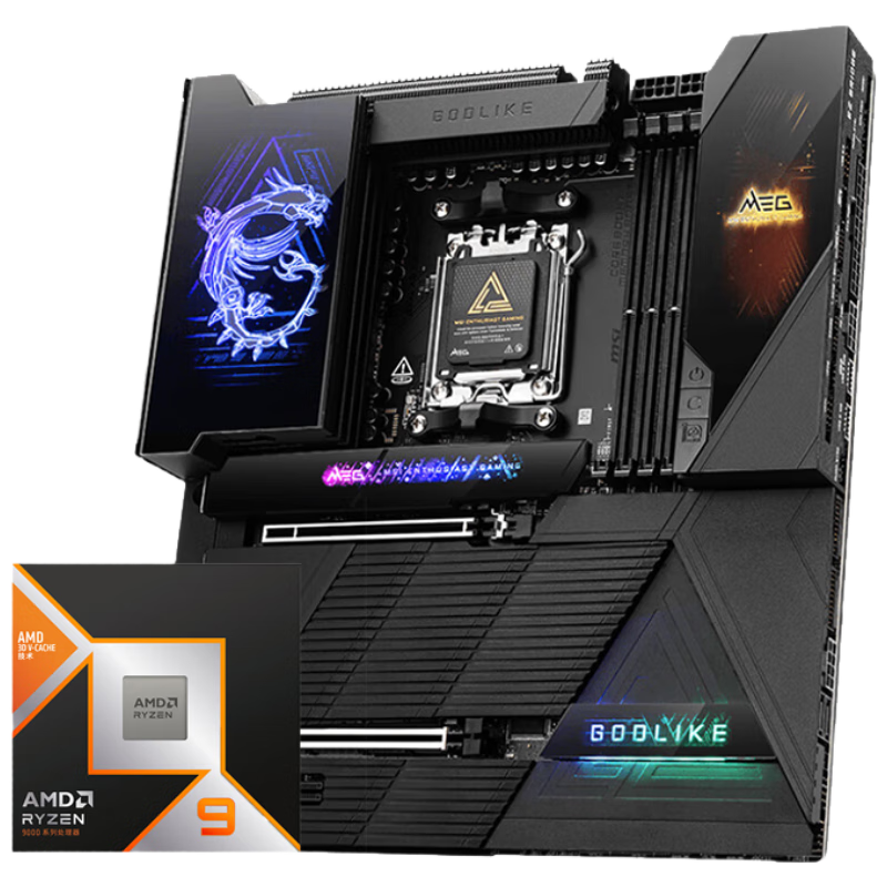 AMD ���� R9 9950X3D ��΢�� MEG X870E GODLIKE ���� CPU ��װ 12138.01Ԫ