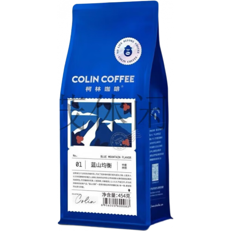 柯林咖啡均衡咖啡豆 藍(lán)山風(fēng)味阿拉比卡純可磨粉曼特寧意式濃縮美式咖啡 藍(lán)山咖啡豆(可磨粉)中度烘焙
