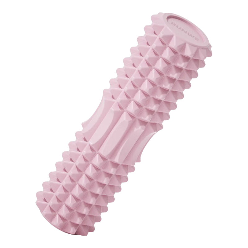 百亿补贴:朗威泡沫轴滚轴狼牙棒瑜伽筋膜棒肌肉放松实心滚轮按摩棒瘦腿 慕夏粉/实心款 直径45cm29.6元