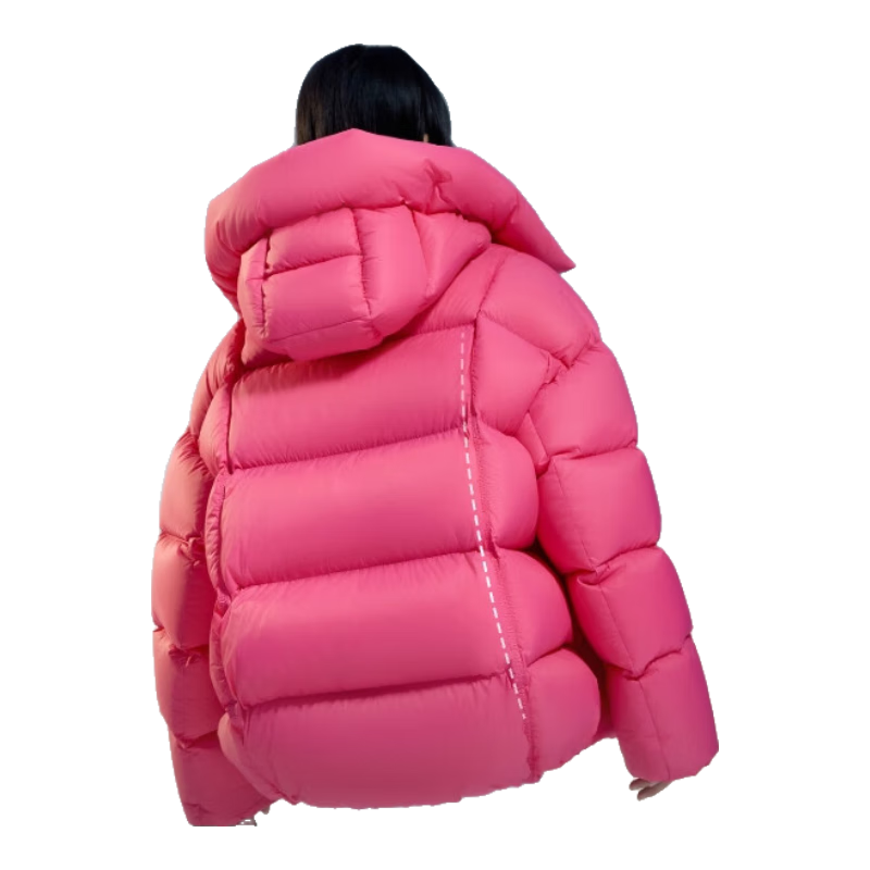 波司登泡芙羽绒服女士冬季90绒加厚脱卸帽宽松短款时尚慵懒风外套