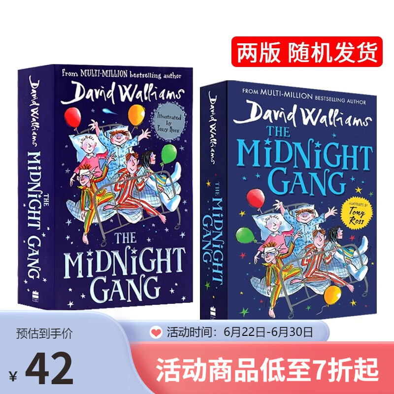 英文原版 The Midnight Gang 午夜帮 圆梦小队的午夜计划 大卫威廉姆斯幽默小说 David Walliams 绿山墙 .