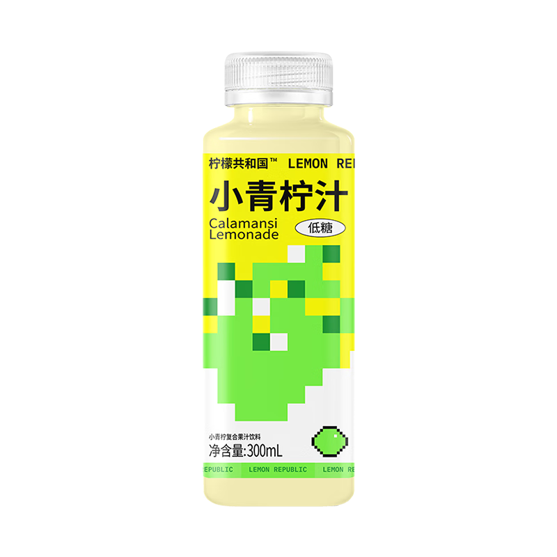 檸檬共和國（Lemon Republic）小青檸VC水果汁飲料解膩飲品300ML*24瓶