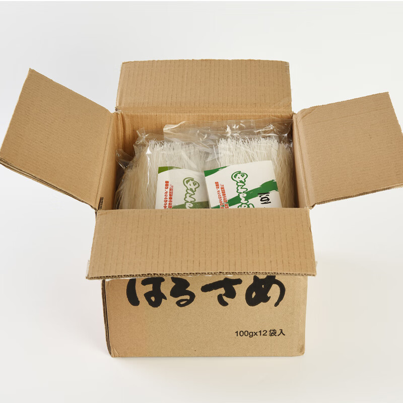 六六順日本龍口粉絲100g12袋箱裝春雨豌豆粉絲 1200g