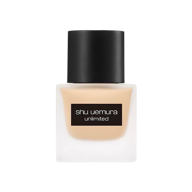 植村秀（shu uemura）羽紗持妝小方瓶粉底液控油遮瑕持色不暗一搏同款送女友生日禮物 霧面584#中調(diào)一白 35ml
