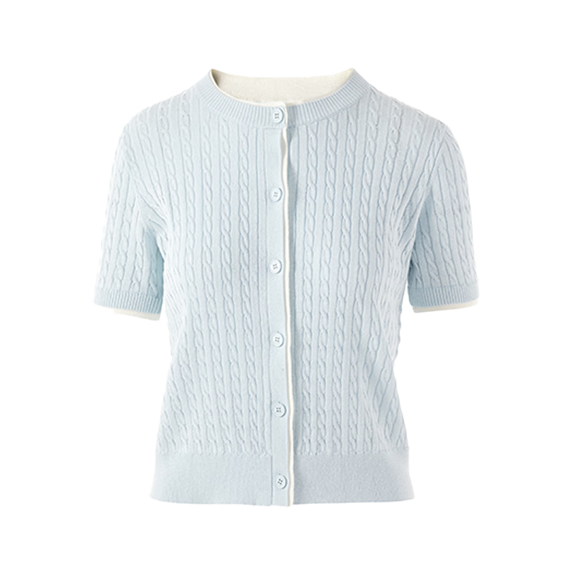 ����ŷ��EiLEEN ELITEE2025���¿������ײɫ����ʻ���֯����Ů ˮ��ɫ XL