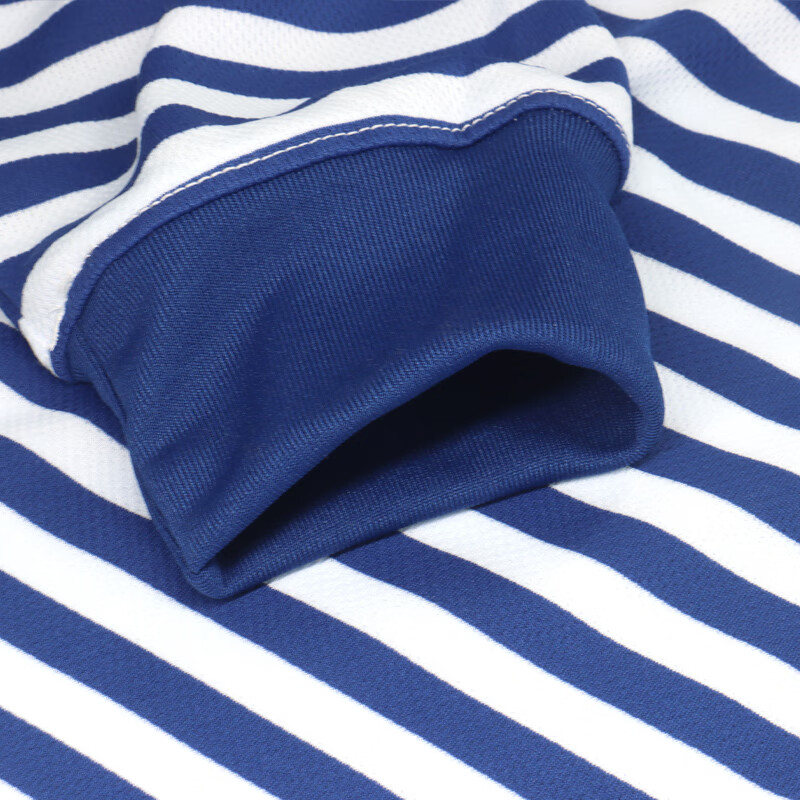 新长袖海魂衫圆领衫蓝白条纹迷彩服t恤衫体能服安全条训练工作服 190/112-116【200-230斤】