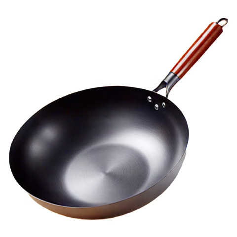 百亿补贴:全品屋炒锅不粘炒菜无涂层小铁锅家专用精铸章丘深氮熟铁锅燃气灶大锅69元