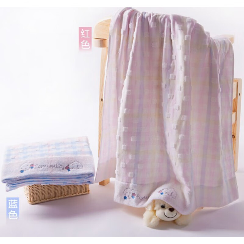 金號(hào)批發(fā)金號(hào)S3251棉紗布寶寶大浴巾嬰童家紡日用品禮品一件新款 浴巾S3251WH紅色一條 140cm*72cm