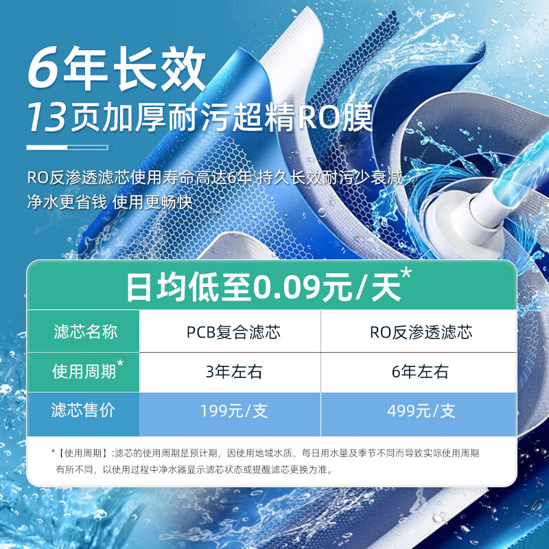 乐喝25新款净水器家用母婴直饮厨房自来水RO反渗透厨下无桶大流量纯水机9级过滤5重除菌1级水效净水机 包安装=智能屏显TDS水龙头版