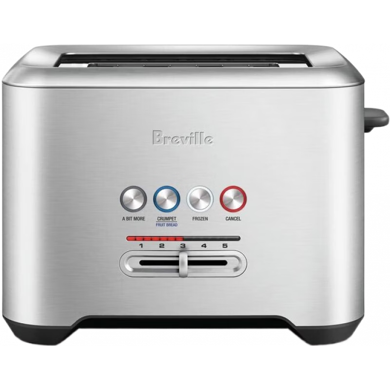 Breville鉑富BTA720XL全自動(dòng)面包機(jī)早餐 烤面包片家用吐司機(jī) 不銹鋼