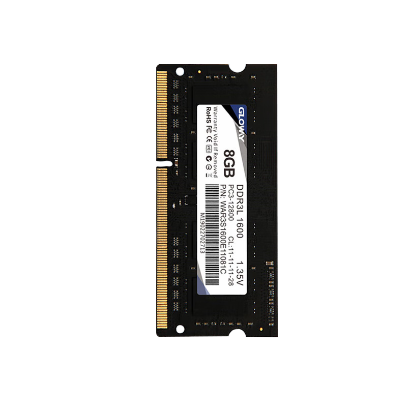������Gloway�� 8GB DDR3L 1600 �ʼǱ��ڴ��� ս�� ���� ��ѡ����  CL11 