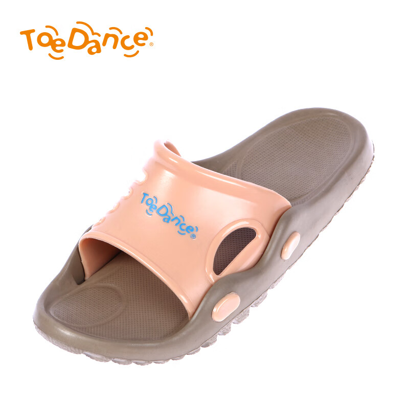 足間舞情侶拖鞋男夏室內家居浴室防滑塑料涼拖鞋女士家用洗澡軟底 卡其_玉1982 35