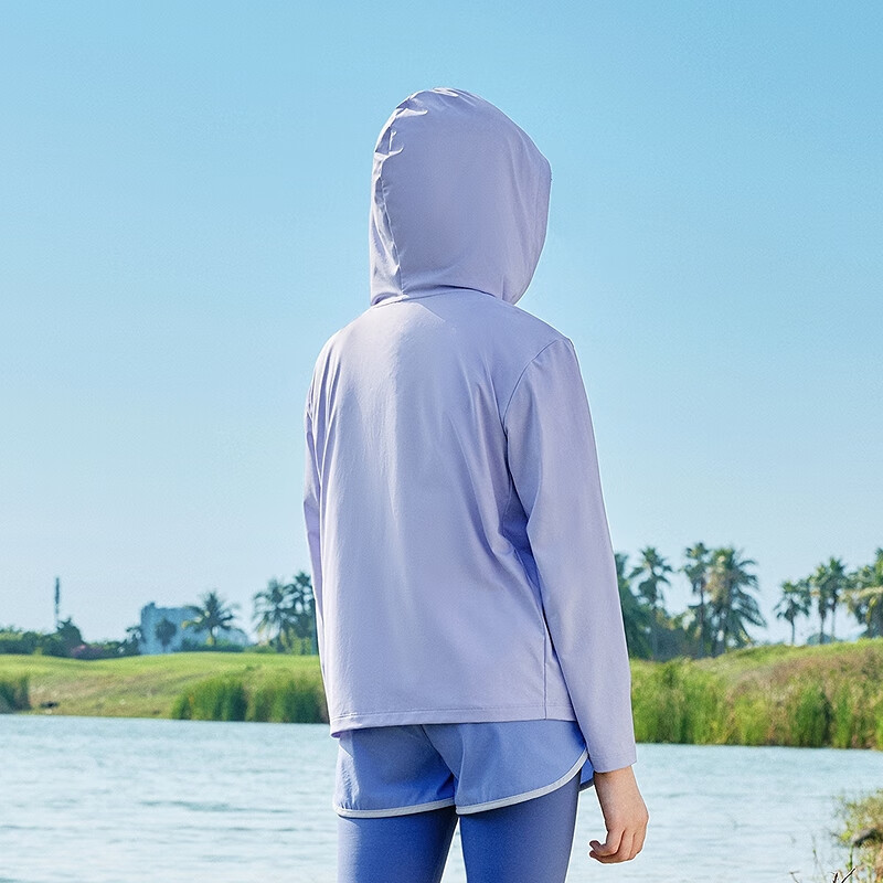 巴拉巴拉儿童防晒衣男童女童2025年夏季薄款皮肤衣透气宝宝亲子潮 粉紫70011 110