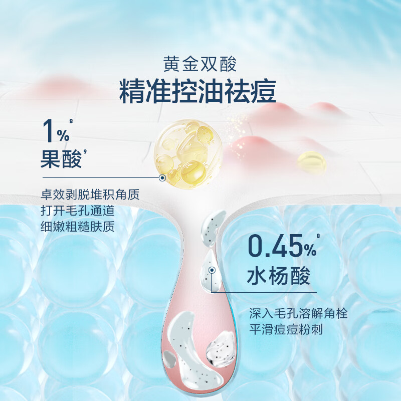 适乐肤(CeraVe)水杨酸洁面啫喱473ml控油去黑头氨基酸油痘肌洗面奶男女教师节