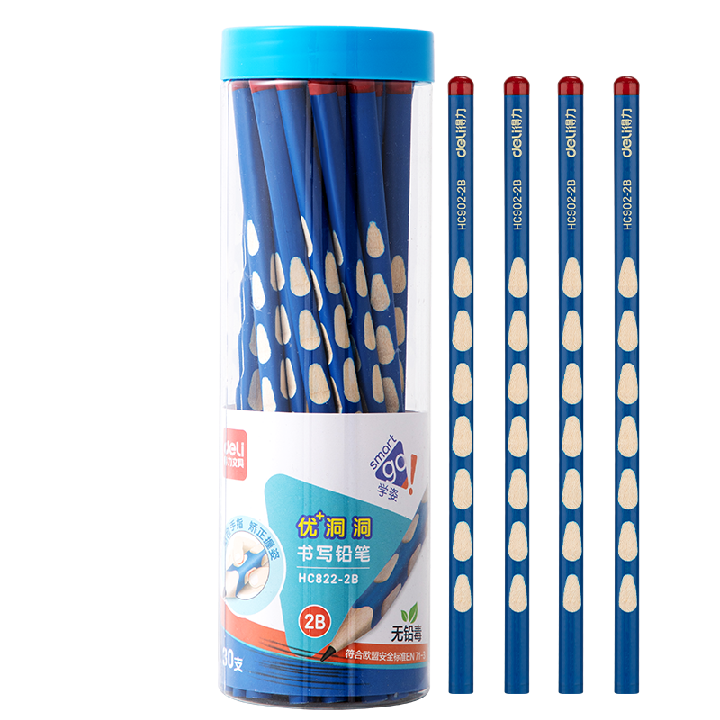 ������deli��������Ǧ��30֧2BǦ�����Ǹ���ץ�ն�ͯ��д�滭Ϳ������Ǧ��ѧ�����ֱ�����HC822-2Bѧ����ѧ���� 5.91Ԫ