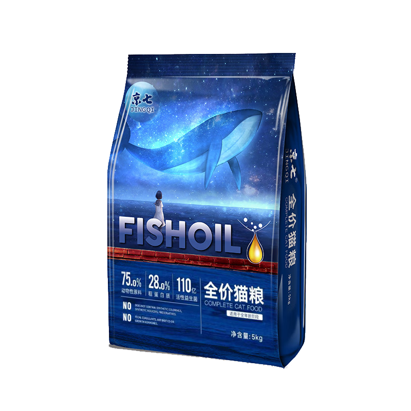 京七 猫粮 10kg 108元