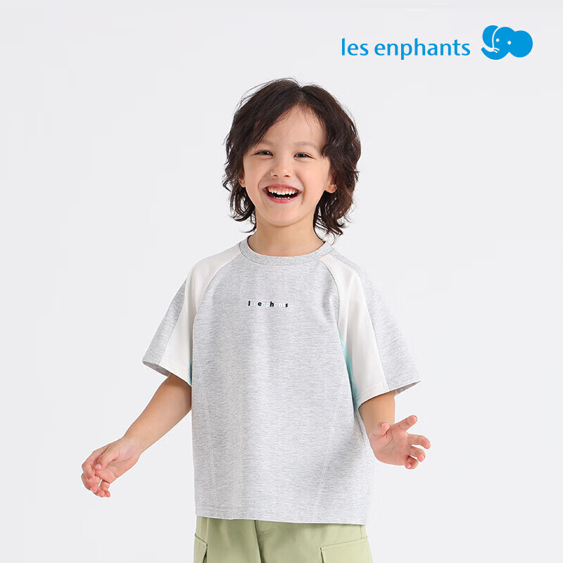 丽婴房(Les enphants)儿童短袖T恤 活力紫 150 cm/12岁