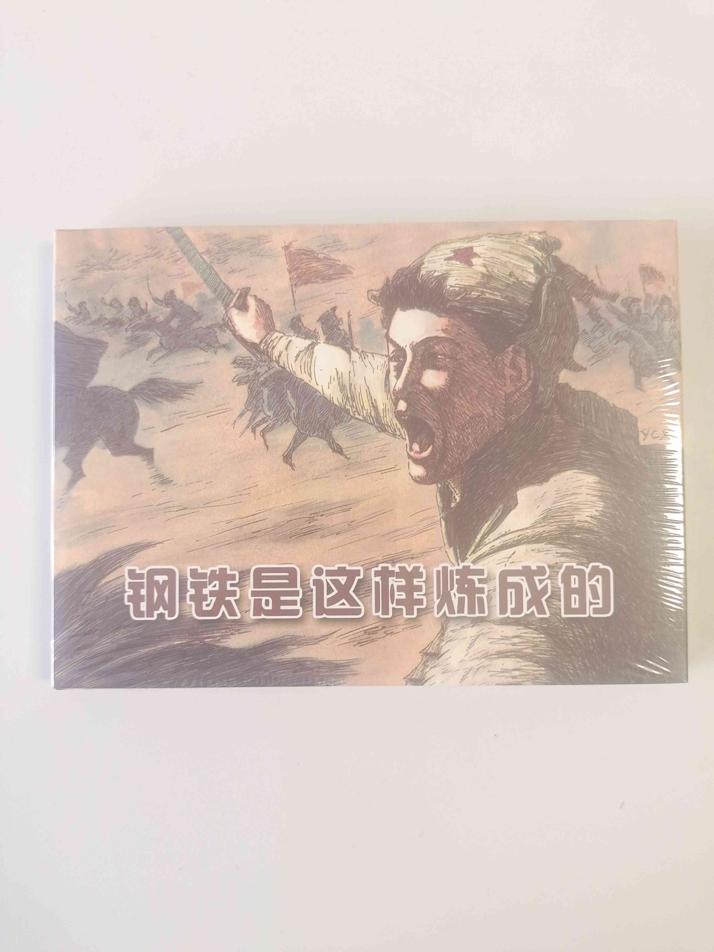 钢铁是这样炼成的~50开精装连环画,雷德祖绘原封7.5折