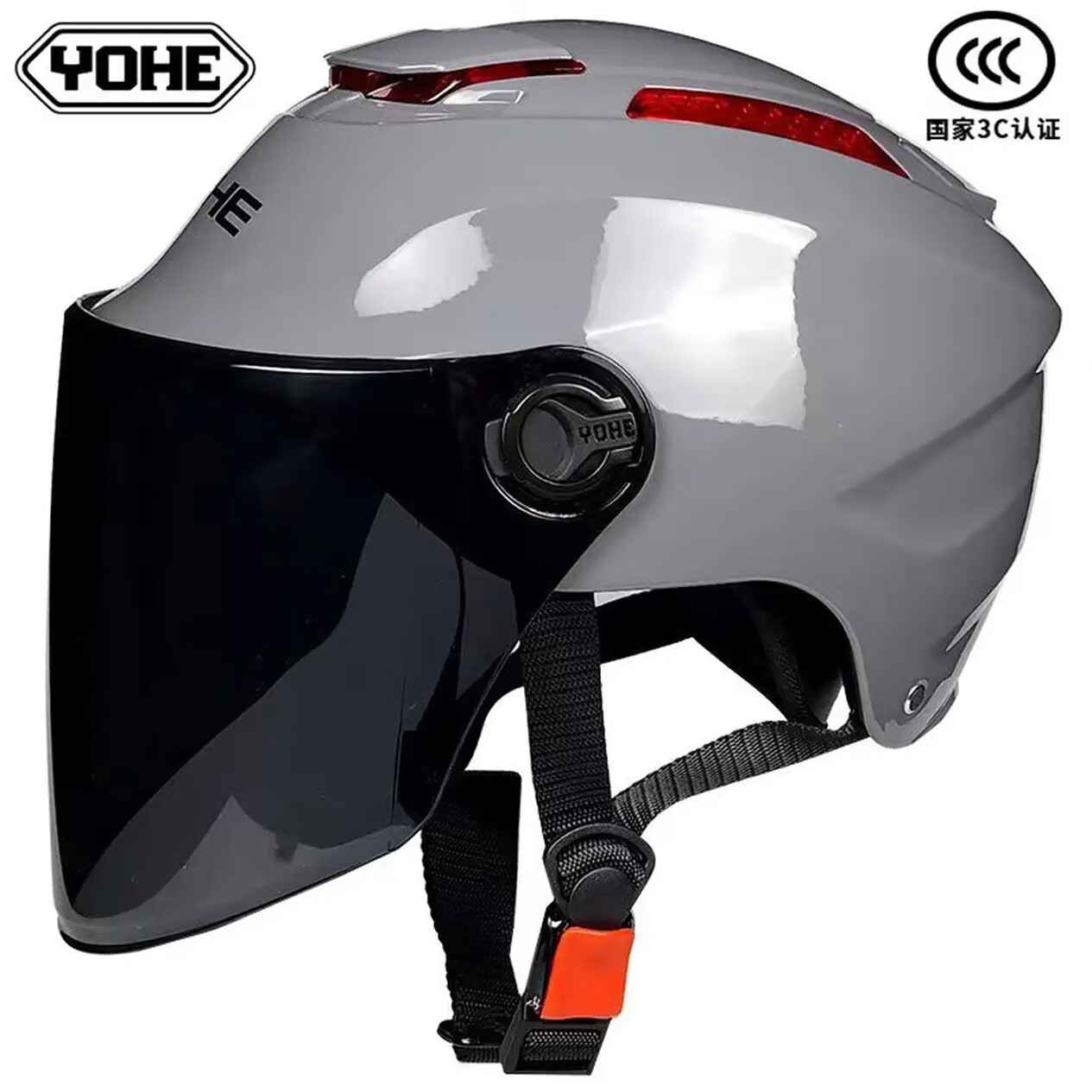 YOHE����ͷ��Ħ�г�ͷ���綯��ͷ��ĥɰŮͷ���ļ���ͨ���¹���3C ˮ���ɫ3C����Ƭ��-���°��� ���롾55-60ͷΧ]�ɵ��� 98Ԫ