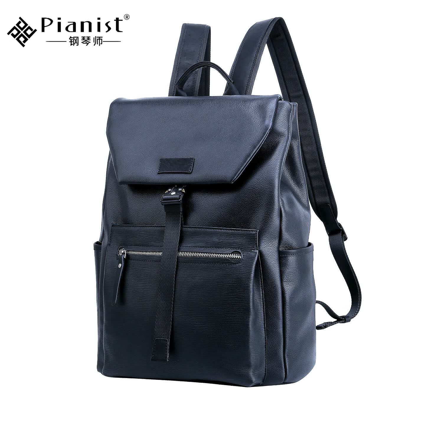 钢琴师男士双肩包真皮2025新款订制男包皮质电脑头层牛皮背包男商务