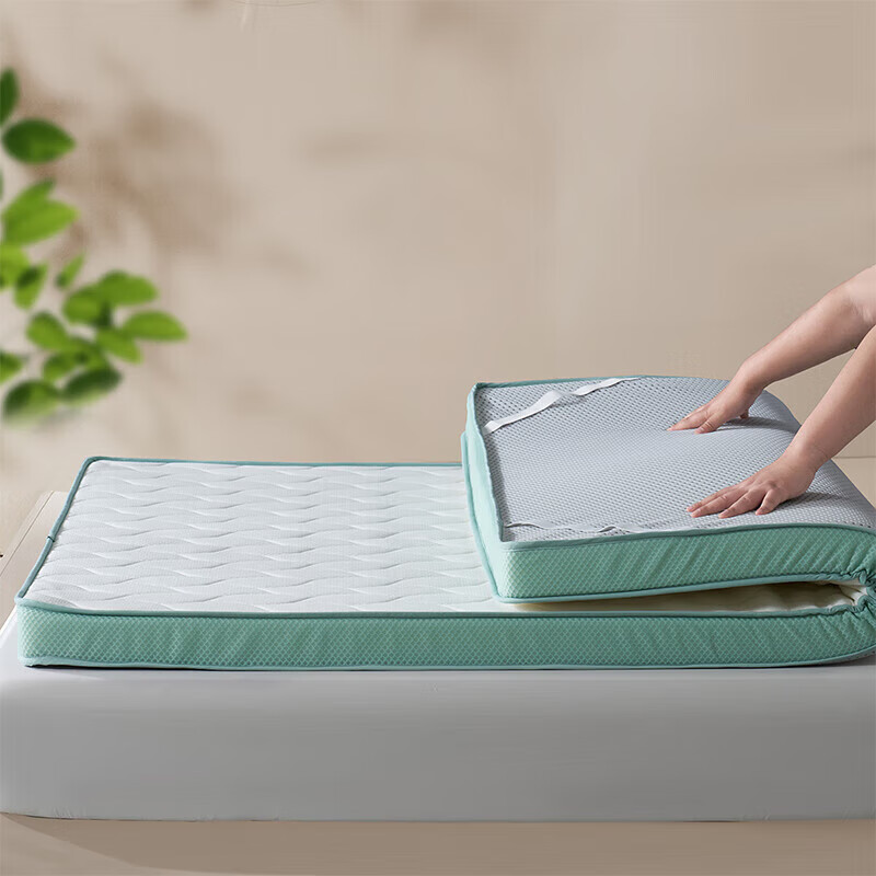 百丽丝床垫6A乳胶复合床垫中/高款回弹舒适透气A类床垫宿舍家用 茶派·雪山白乳胶复合床垫中款 180cm*200cm