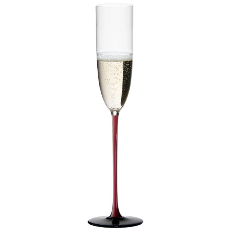 醴鐸RIEDEL 奧地利 紅領(lǐng)結(jié)香檳杯 高挑紅色杯桿典雅高奢匠心手工酒杯