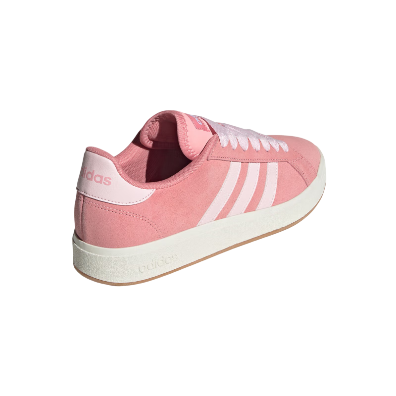 adidas「面包鞋」GRAND COURT BASE 00s休闲低帮板鞋男女阿迪达斯   粉色/清澈粉/汉玉白   38
