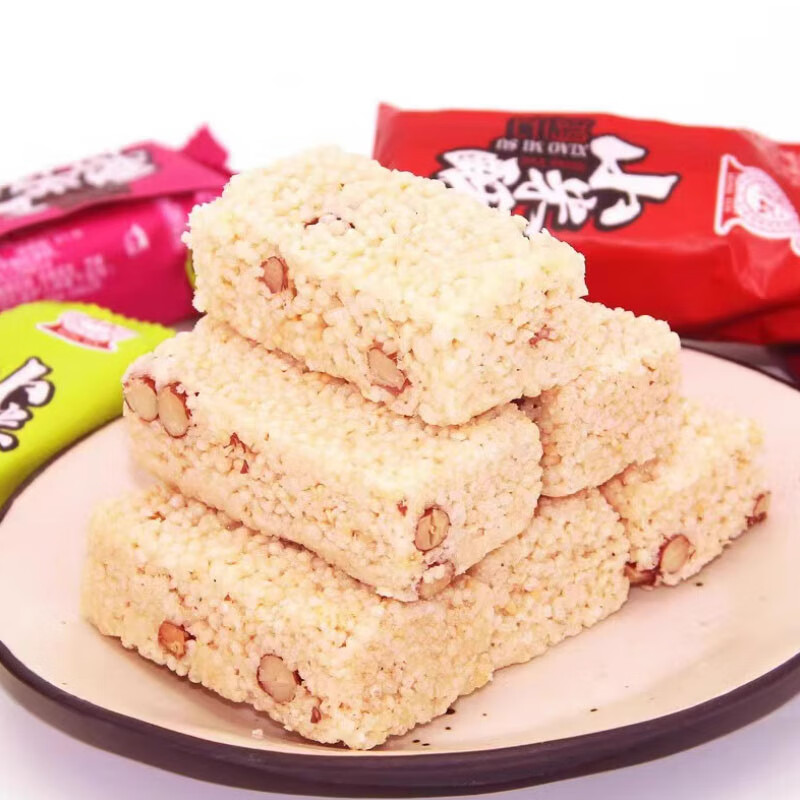 鴻云四川特產(chǎn)鴻云小米酥原味椒鹽黑米酥休閑傳統(tǒng)手工小吃零食 三種隨機混1000g