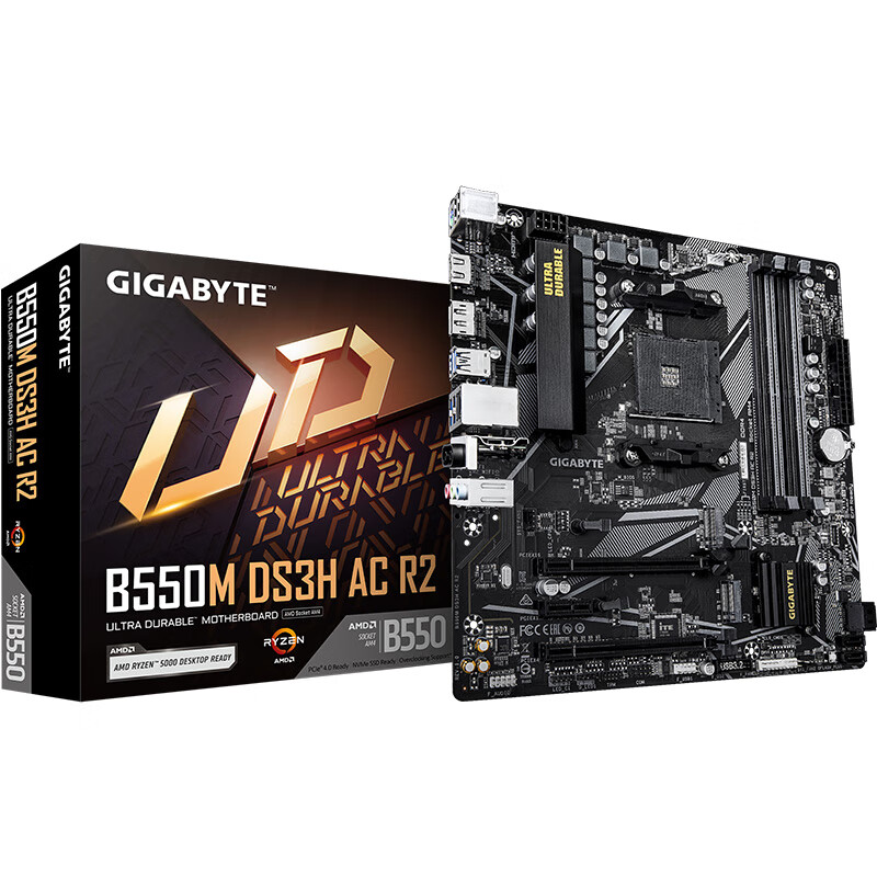技嘉 超耐久B550M DS3H AC R2 DDR4 WIFI5 图 5