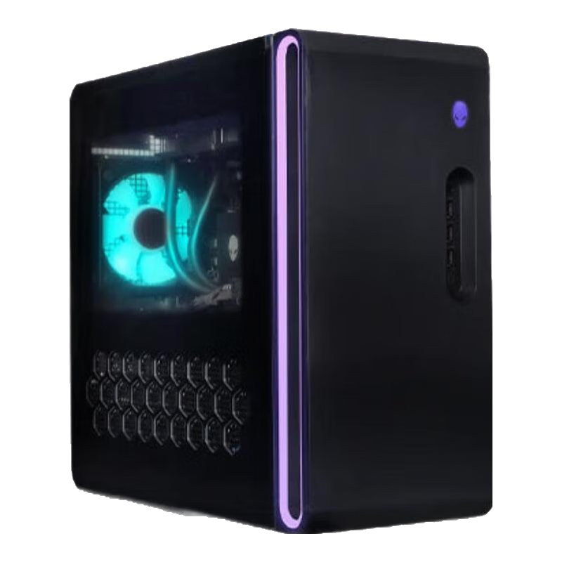 外星人新Aurora R17 星艦 電競游戲臺式機水冷主機電腦 側透RGB U9-285K/5080-16G獨顯 32G內存+2T固態(tài)硬盤(pán)