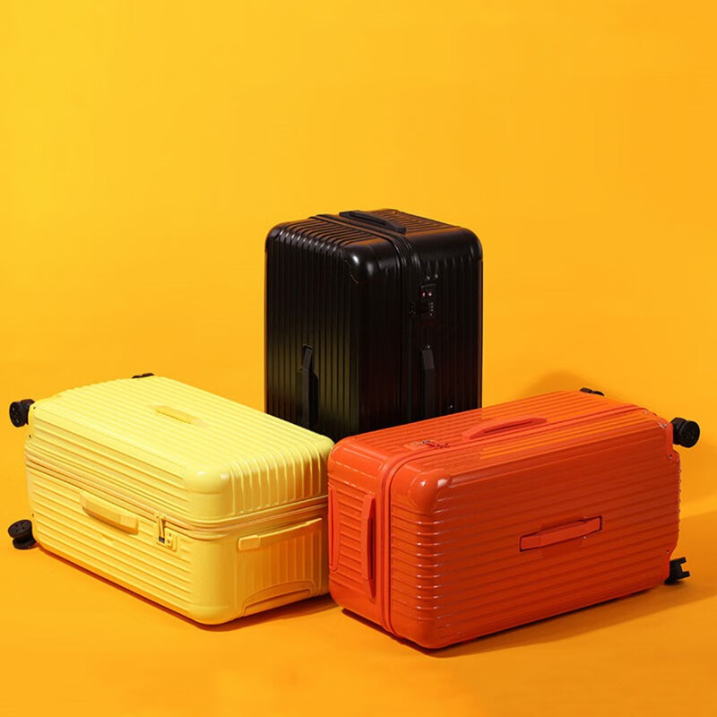 洛斯伯里（Roserooen）大容量行李箱结实耐用加厚网红新款密码箱拉杆箱出国36寸旅行箱 运动系列-橘色 26英寸 【加厚拉链 大空间】